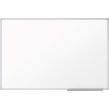 Dry Erase Board With Aluminum Frame, 72 X 48, Melamine White Surface, Silver Aluminum Frame