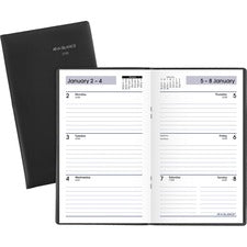 Dayminder Weekly Pocket Planner, 6 X 3.5, Black Cover, 12-month (jan To Dec): 2023