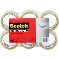 3350 General Purpose Packaging Tape With Dispenser, 3" Core, 1.88" X 109 Yds, Clear, 6/pack