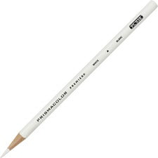 Premier Colored Pencil, 3 Mm, 2b (#1), White Lead, White Barrel, Dozen