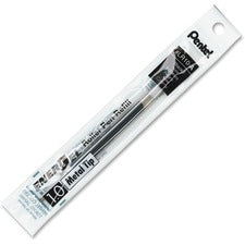Refill For Pentel Energel Retractable Liquid Gel Pens, Bold Conical Tip, Black Ink