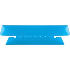 Transparent Colored Tabs For Hanging File Folders, 1/3-cut, Blue, 3.5" Wide, 25/pack