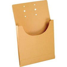 Expandable Kraft Retention Jackets, Straight Tab, Letter/legal Size, Brown, 100/box