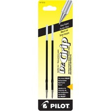 Refill For Dr. Grip, Easytouch, The Better, B2p And Rex Grip Begreen Ballpoint Pens, Fine Conical Tip, Black Ink, 2/pack