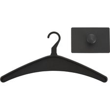 Magnetic Coat Hook With Heavy-duty Hanger, Metal Hook, Black