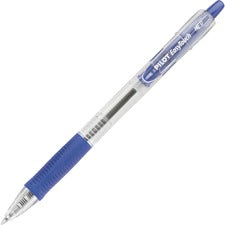Easytouch Ballpoint Pen, Retractable, Medium 1 Mm, Blue Ink, Clear Barrel, Dozen