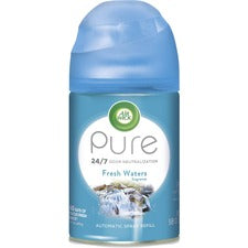 Air Wick Freshmatic Air Freshener Spray Refill - Spray - 5.9 fl oz (0.2 quart) - Freshwater - 60 Day - 6 / Carton - Odor Neutralizer