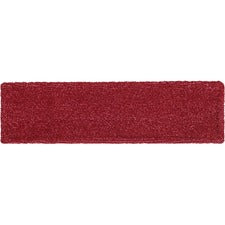 Rubbermaid Commercial Adaptable Flat Mop Microfiber Pad - 19.5" Length x 5.5" Depth - MicroFiber - Red