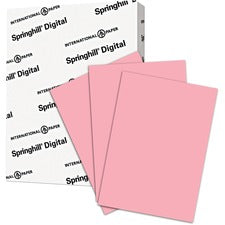 Digital Vellum Bristol Color Cover, 67 Lb Bristol Weight, 8.5 X 11, Pink, 250/pack