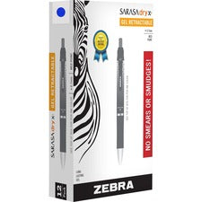 Sarasa Dry Gel X1 Gel Pen, Retractable, Medium 0.7 Mm, Blue Ink, Blue Barrel, 12/pack