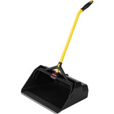 Maximizer Heavy-duty Stand Up Debris Pan, 20.44w X 29h, Plastic, Yellow/black