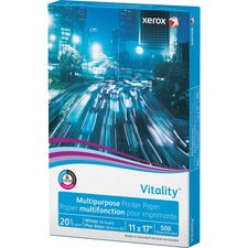 Vitality Multipurpose Print Paper, 92 Bright, 20 Lb Bond Weight, 11 X 17, White, 500/ream