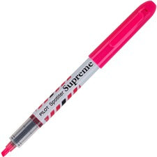 Spotliter Supreme Highlighter, Fluorescent Pink Ink, Chisel Tip, Pink/white Barrel