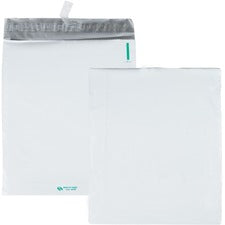 Redi-strip Poly Expansion Mailer, #4 1/2, Square Flap, Redi-strip Adhesive Closure, 11 X 13, White, 100/carton