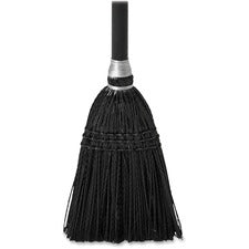 Lobby Pro Synthetic-fill Broom, Synthetic Bristles, 37.5" Overall Length, Black