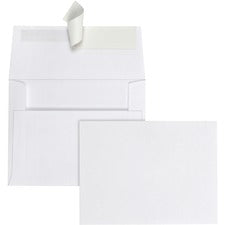 Greeting Card/invitation Envelope, A-2, Square Flap, Redi-strip Adhesive Closure, 4.38 X 5.75, White, 100/box