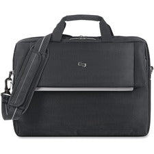 Urban Briefcase, Fits Devices Up To 17.3", Polyester, 16.5 X 3 X 11, Black