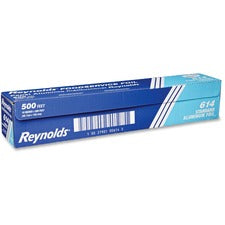 Reynolds Foodservice Foil - 18" Width x 500 ft Length - Moisture Proof, Odorless, Grease Proof, Durable, Heat Resistant, Cold Resistant - Aluminum - Silver