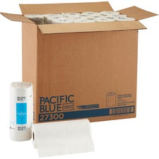 Pacific Blue Select Paper Towel Roll - 2 Ply - 11" x 8.80" - 100 Sheets/Roll - 4.80" Roll Diameter - White - Paper - Perforated, Strong, Absorbent - For Food Service, Multipurpose - 30 Rolls Per Carton - 1 Carton