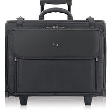 Classic Rolling Catalog Case, Fits Devices Up To 17.3", Polyester, 18 X 7 X 14, Black