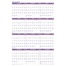 Yearly Wall Calendar, 24 X 36, White Sheets, 12-month (jan To Dec): 2023