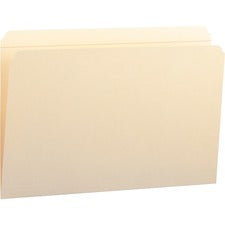 Reinforced Tab Manila File Folders, Straight Tabs, Legal Size, 0.75" Expansion, 11-pt Manila, 100/box