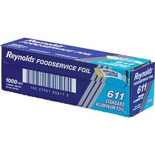 Reynolds Pactiv611 Standard FoodService Aluminum Foil - 1000 ft Width x 12" Length - 1 Wrap(s) - Silver
