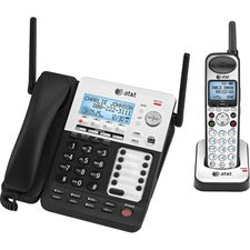 Sb67138 Dect 6.0 Phone/answering System, 4 Line, 1 Corded/1 Cordless Handset
