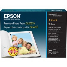 Premium Photo Paper, 10.4 Mil, 4 X 6, High-gloss White, 100/pack