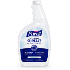 PURELL&reg; Healthcare Surface Disinfectant - Ready-To-Use - 32 fl oz (1 quart) - Spray Bottle - 6 / Carton - Clear