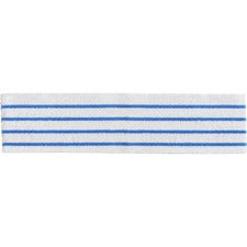 Disposable Microfiber Pad, 4.75 X 19, White/blue Stripes, 50/pack, 3 Packs/carton