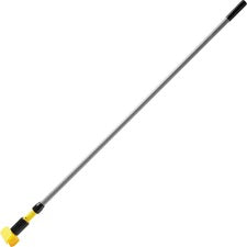 Fiberglass Gripper Mop Handle, 1" Dia X 60", Gray/yellow