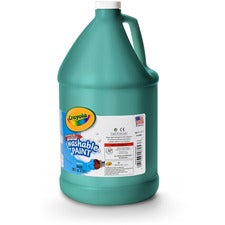 Washable Paint, Green, 1 Gal Bottle