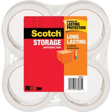 Storage Tape, 3" Core, 1.88" X 54.6 Yds, Clear, 4/pack