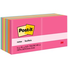 Original Pads In Poptimistic Colors, Value Pack, 3" X 3", 100 Sheets/pad, 14 Pads/pack
