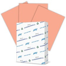 Colors Print Paper, 20 Lb Bond Weight, 8.5 X 11, Salmon, 500/ream