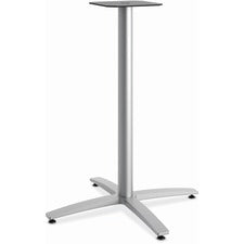 Between Standing-height X-base For 42" Table Tops, 32.68w X 41.12h, Silver