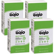 Gojo&reg; Multi Green Hand Cleaner - Citrus Scent - 67.6 fl oz (2 L) - Soil Remover, Dirt Remover, Kill Germs - Hand - Non-abrasive - 4 / Carton