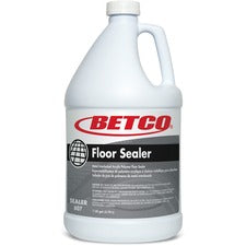 Betco Acrylic Floor Sealer - Liquid - 128 fl oz (4 quart) - Characteristic Scent - 4 / Carton - Clear, Milky White