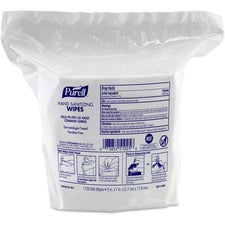 Hand Sanitizing Wipes, 3-ply, 8.25 X 14.06, Fresh Citrus Scent, White, 1,700 Wipes/pouch, 2 Pouches/carton