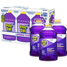 CloroxPro&trade; Pine-Sol All Purpose Cleaner - Concentrate Liquid - 144 fl oz (4.5 quart) - Lavender Clean Scent - 3 / Carton - Purple