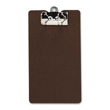 Recycled Hardboard Archboard Clipboard, 2.5" Clip Capacity, Holds 8.5 X 14 Sheets, Brown