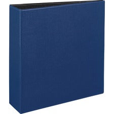 Durable Non-view Binder With Durahinge And Slant Rings, 3 Rings, 3" Capacity, 11 X 8.5, Blue