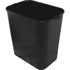Impact Products 14-quart Plastic Wastebasket - 3.50 gal Capacity - Dent Resistant, Rust Resistant, Leak Resistant, Long Lasting - 32.5" Height x 14.4" Width - Polyethylene, Plastic - Black - 12 / Carton