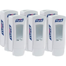 PURELL&reg; ADX-12 Dispenser - Manual - 1.27 quart Capacity - White - 6 / Carton