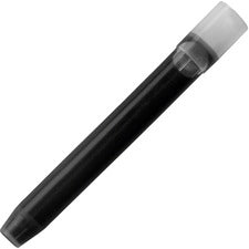 Plumix Fountain Pen Refill Cartridge, Black Ink, 12/box