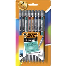 Xtra-precision Mechanical Pencil Value Pack, 0.5 Mm, Hb (#2.5), Black Lead, Assorted Barrel Colors, 24/pack