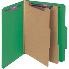 Smead Premium Pressboard Classification Folders with SafeSHIELD Coated Fastener Technology-Letter-10 / Box