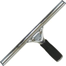 Pro Stainless Steel Squeegee, 12" Wide Blade
