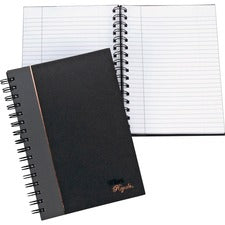 Royale Wirebound Business Notebooks, 1-subject, Medium/college Rule, Black/gray Cover, (96) 8.25 X 5.88 Sheets